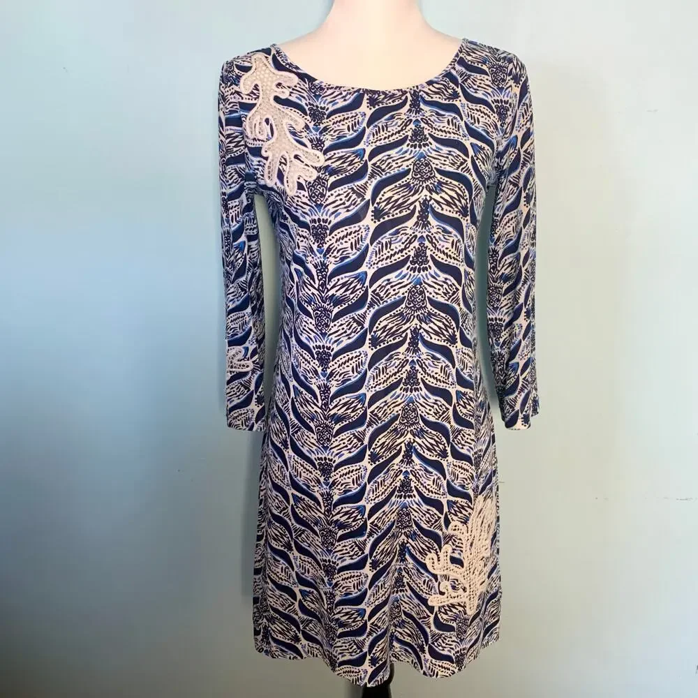 Lilly Pulitzer A Mermaids Tale Marlowe Dress Size XS - Picture 8 of 10